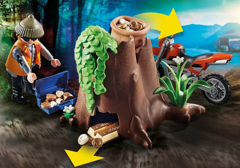 70570 Polizei-Geländewagen: Verfolgung des Schatzräubers by Playmobil – interior photo 4 of 4