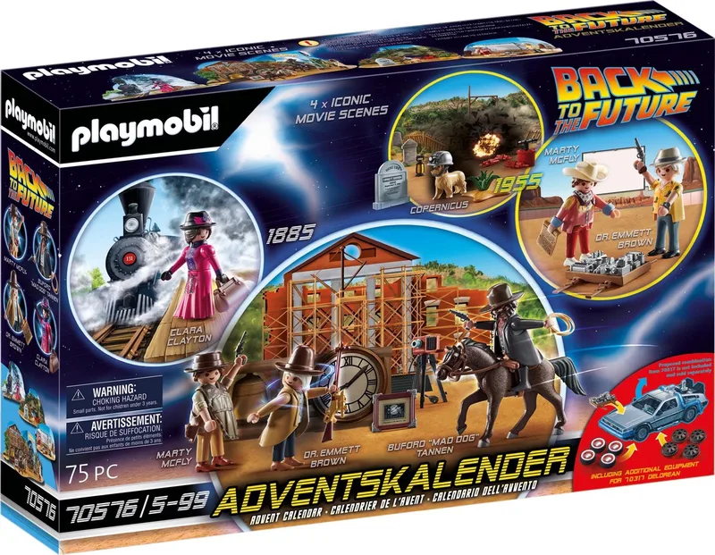 Christmas Adventskalender 2022 "Back to the Future deel III" - 70576 van Playmobil in Multicolor – productfoto