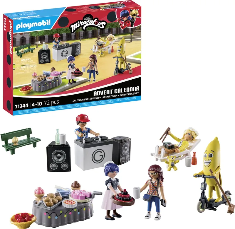 Christmas Adventskalender Miraculous: Picknick in Parijs - 71344 de Playmobil en Multicolor – photo du produit