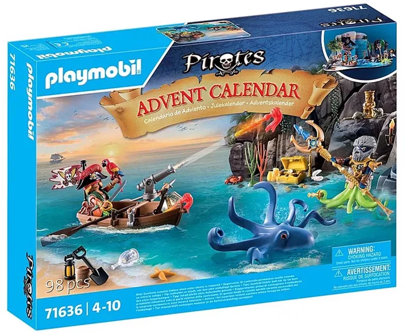 Christmas Adventskalender: Piraten - 71636 von Playmobil in Multicolore – Produktfoto
