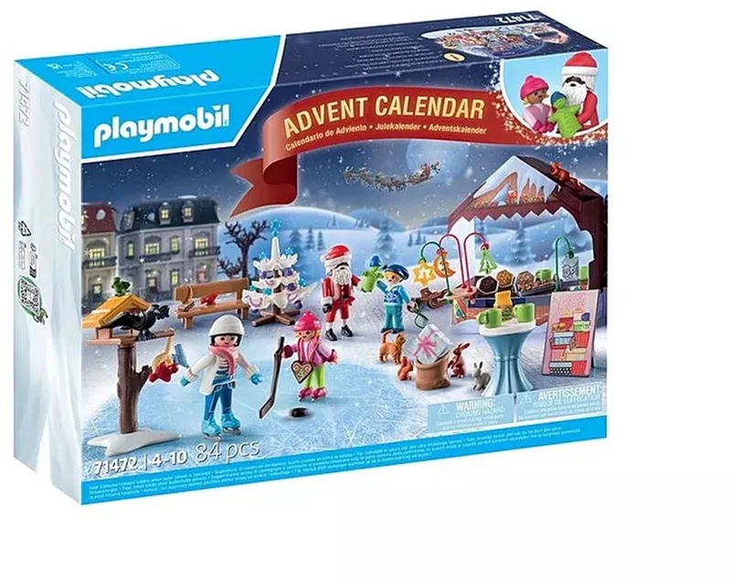 Christmas Adventskalender: Uitstapje naar de kerstmarkt - 71472 von Playmobil in Multicolore – Produktfoto