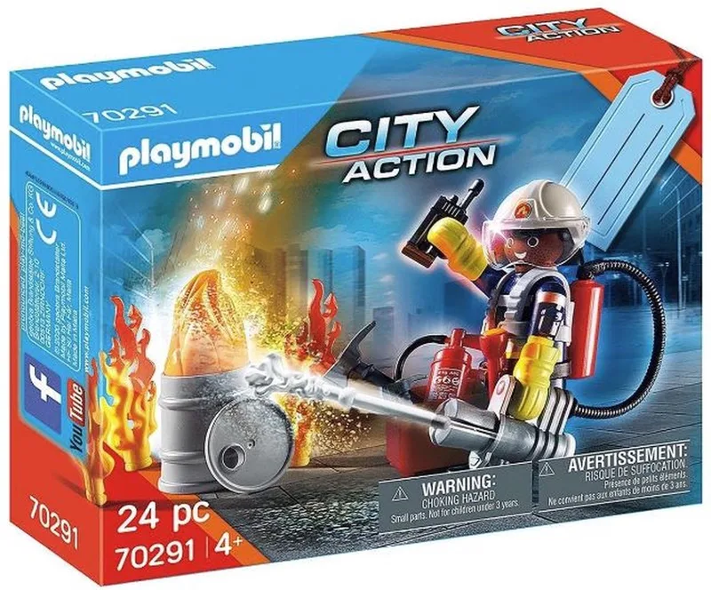 city action 70291 brandweerman de Playmobil en Multi colour – photo du produit