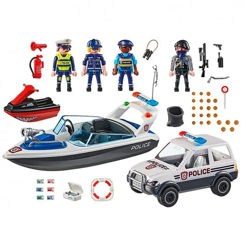 City Action 71570 Polizei Verfolgungsjagd im Wasser de Playmobil – photo du produit 2 sur 2