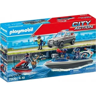 City Action 71570 Polizei Verfolgungsjagd im Wasser de Playmobil – photo du produit 1 sur 2