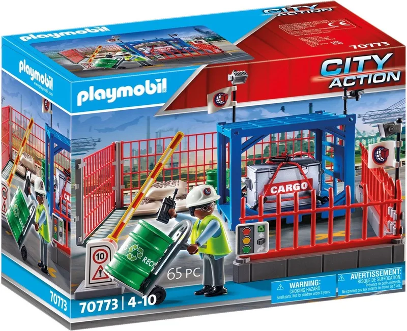 City Action Cargo Goederenmagazijn - 70773 by Playmobil in Multicolor – product photo