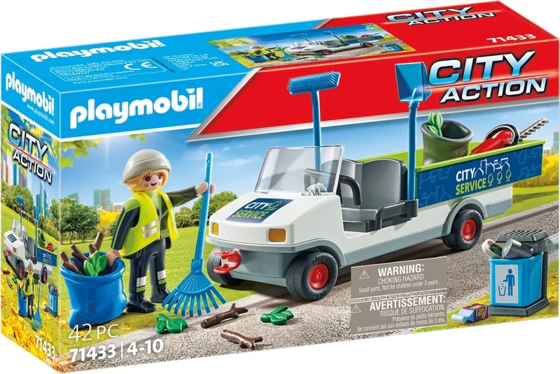 City Action Electrische straatveegmachine - 71433 by Playmobil in Multicolor – product photo