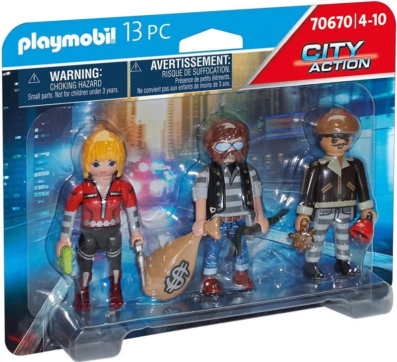 City Action Figurenset boeven - 70670 by Playmobil in Multicolor – product photo