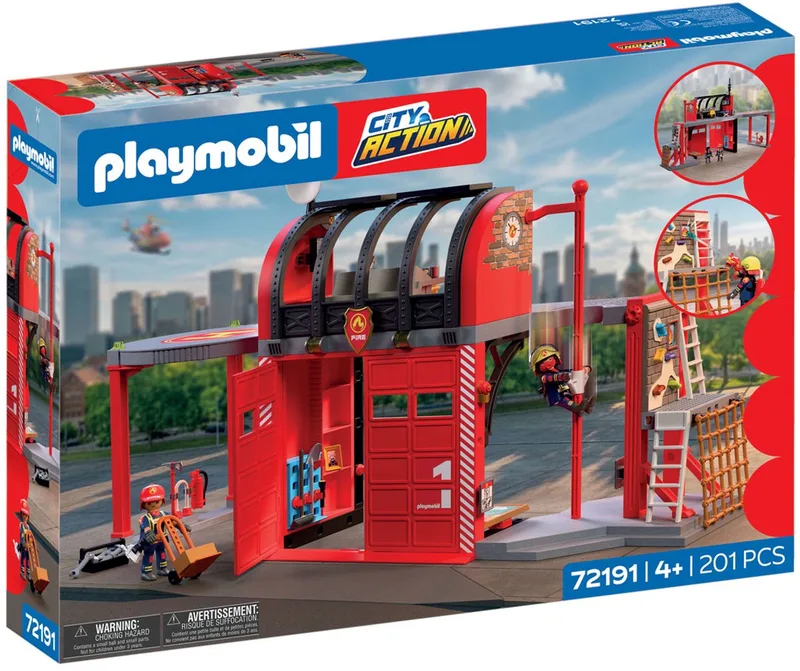 City Action Grote Brandweerkazerne - 72191 by Playmobil in Multi kleuren – product photo