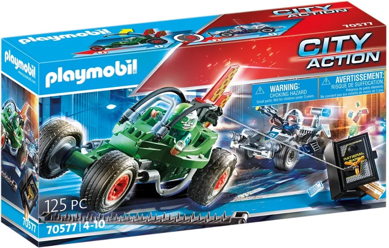 City Action Politiekart: achtervolging van de kluisrover - 70577 de Playmobil en Multicolor – photo du produit