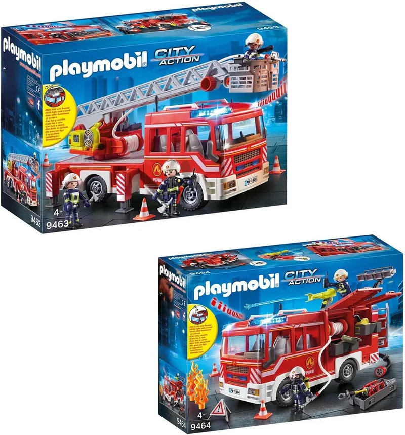 City Action Set van 2 onderdelen 9463 + 9464 van Playmobil in Multicolore – productfoto