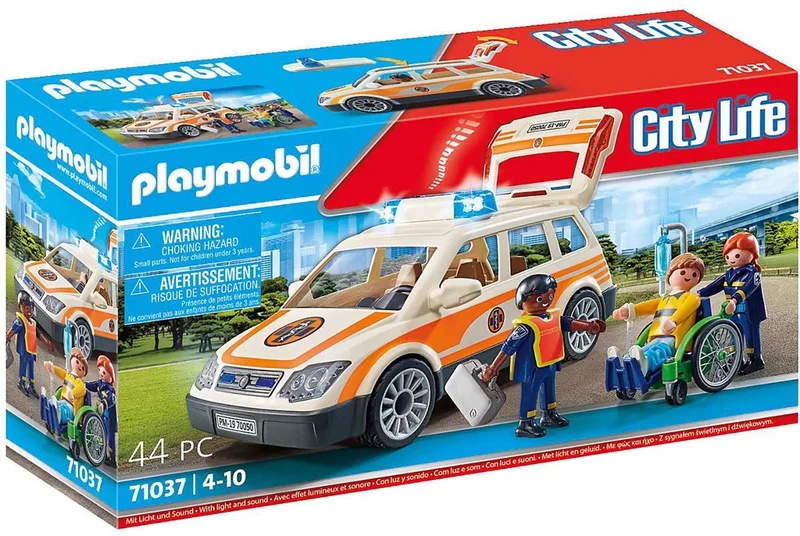 City Life De auto van de noodarts - 71037 by Playmobil in Multicolore – product photo