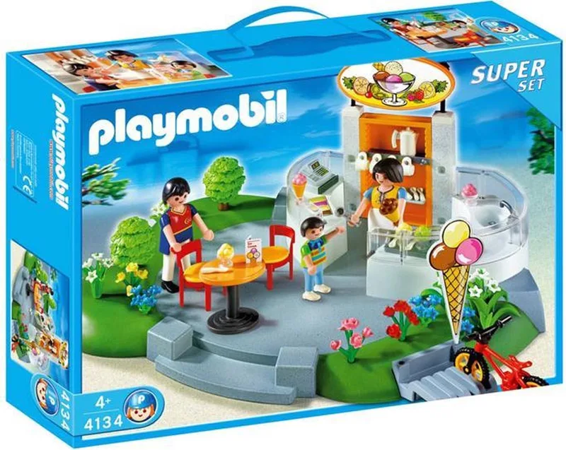 City Life IJssalon Superset - 4134 de Playmobil en Multi colour – photo du produit