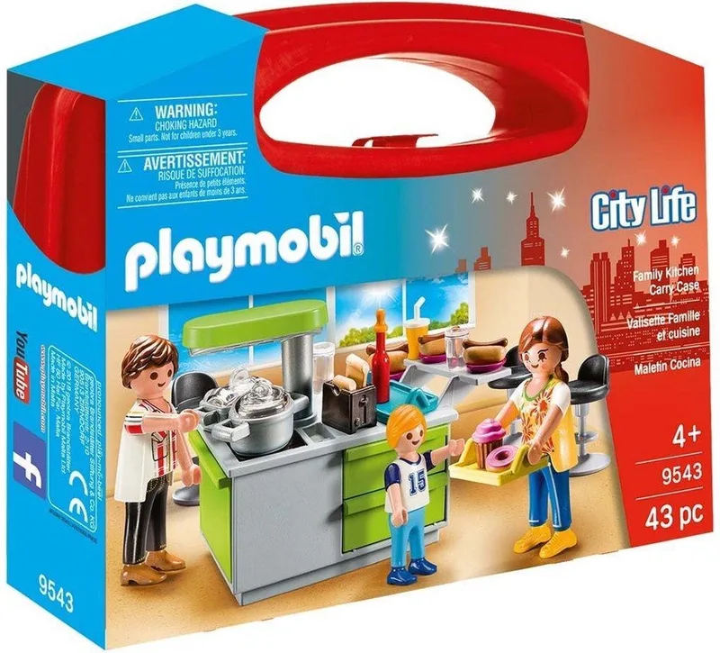 City Life Meeneem keuken - 9543 från Playmobil i Blauw – produktbild
