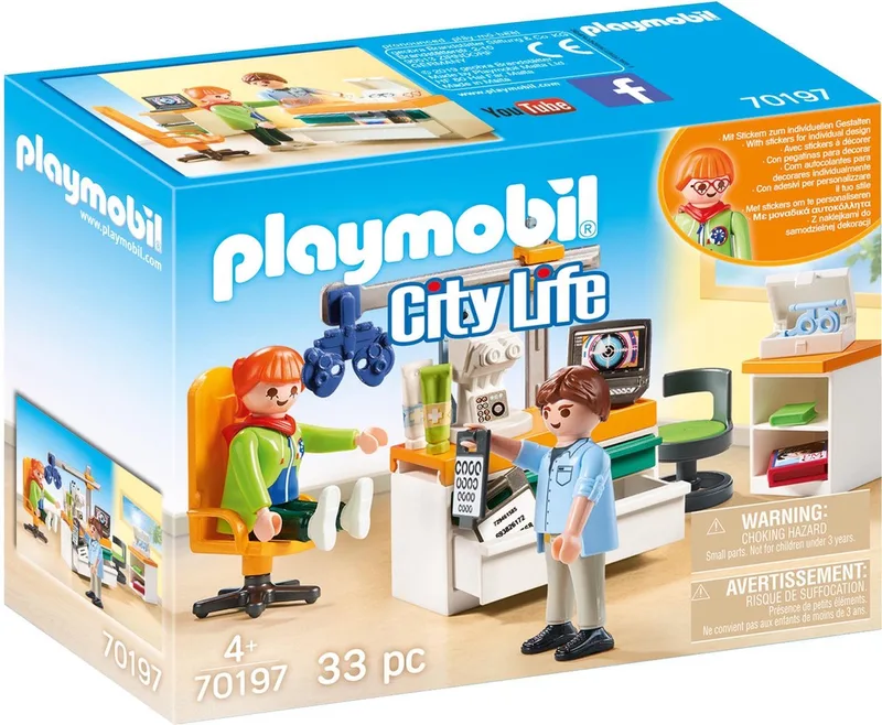 City Life Oogartspraktijk - 70197 van Playmobil in Multicolor – productfoto