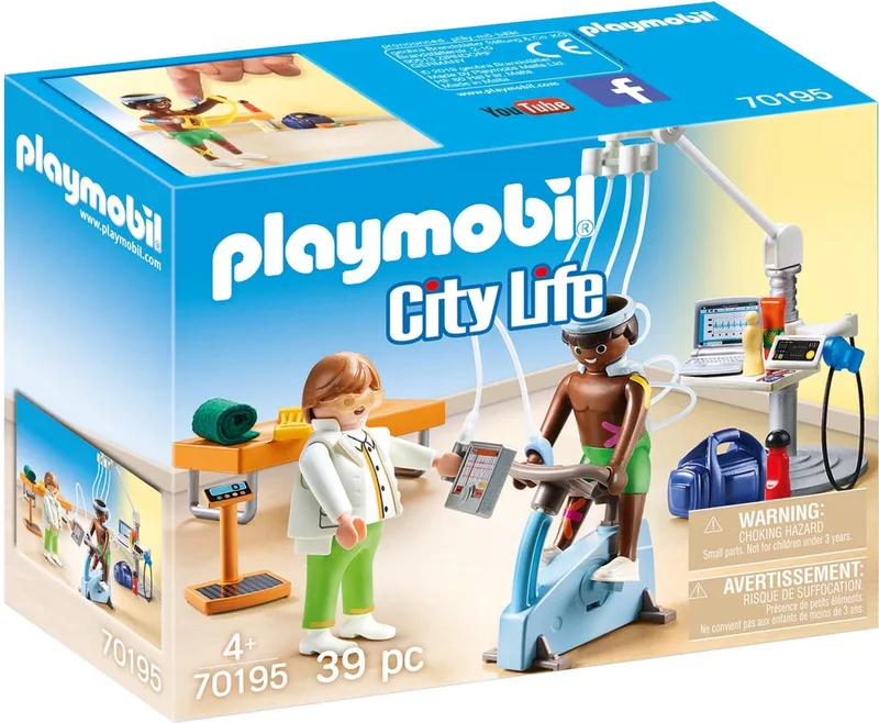 City Life Praktijk fysiotherapeut - 70195 by Playmobil in Multicolor – product photo