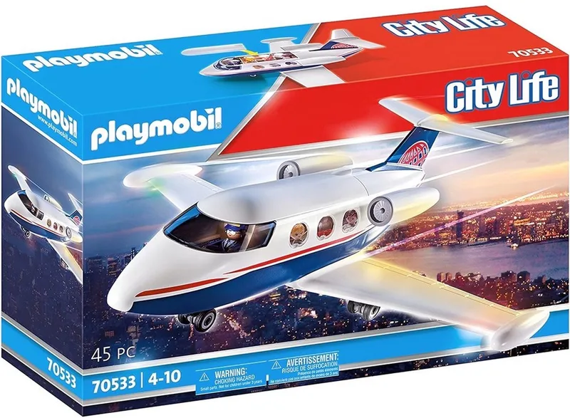 City Life Privevliegtuig 70533 van Playmobil in Wit – productfoto