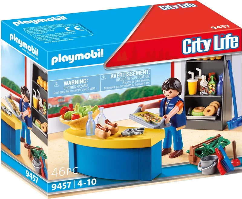 City Life Schoolconciërge met kiosk - 9457 by Playmobil in Multicolor – product photo