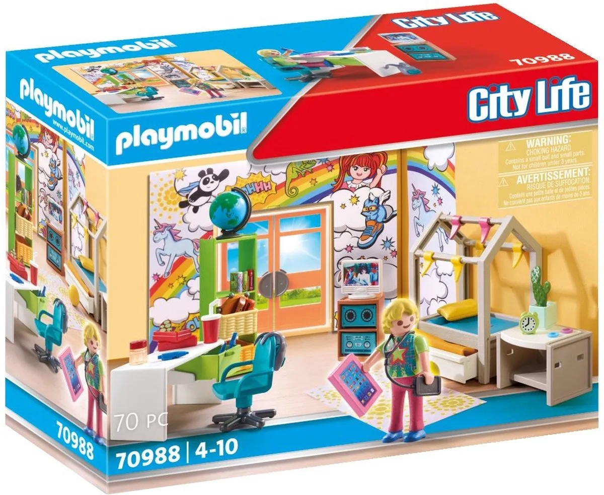 City Life Tienerkamer - 70988 fra Playmobil i Flerfarvet – produktbillede