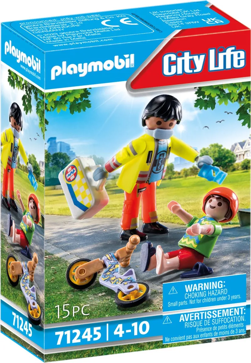 City Life Verpleegkundige met patiënt - 71245 by Playmobil in Multicolor – product photo