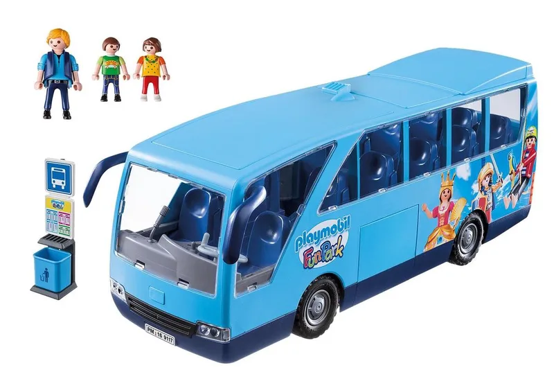 Citylife Funpark Bus - 9117 von Playmobil in Blauw – Produktfoto