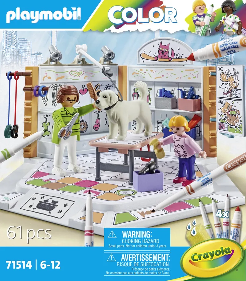 Color Hondensalon - 71514 van Playmobil in Multicolor – productfoto