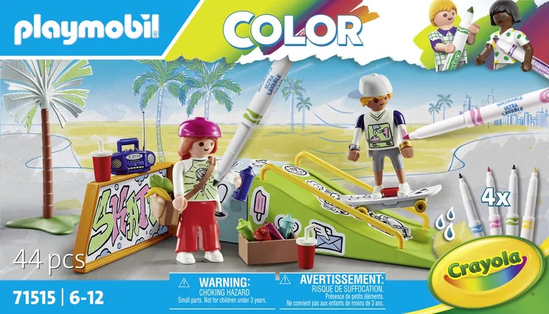 Color Skatepark - 71515 van Playmobil in Multicolor – productfoto