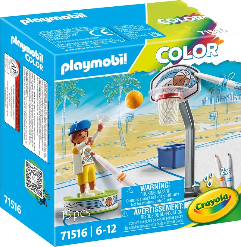 Color Skater met basketbal - 71516 von Playmobil in Multicolor – Produktfoto