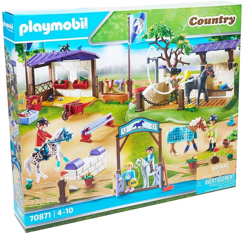 Country 70871 | Paardrijtoernooi met wasplaats | 222 pieces by Playmobil in Multicolore – product photo