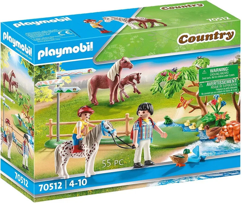 Country Gelukkige ponyreis - 70512 by Playmobil in Multicolor – product photo