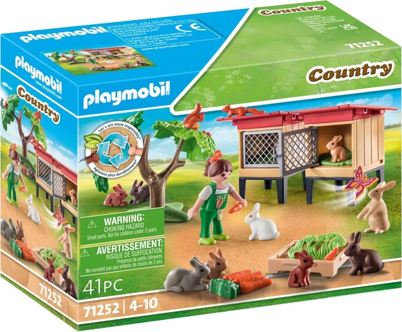Country Konijnenhok - 71252 de Playmobil en Multicolor – photo du produit