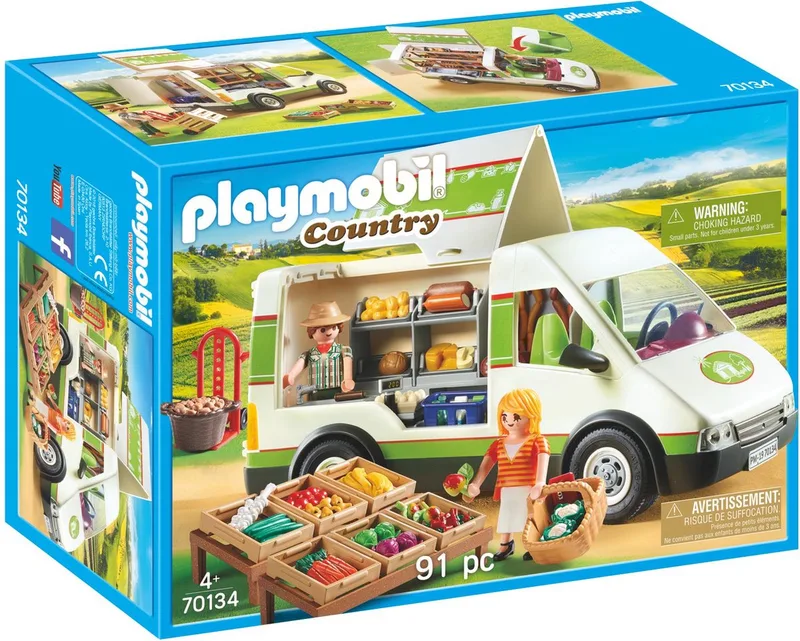 Country Marktkraamwagen - 70134 by Playmobil in Multicolor – product photo