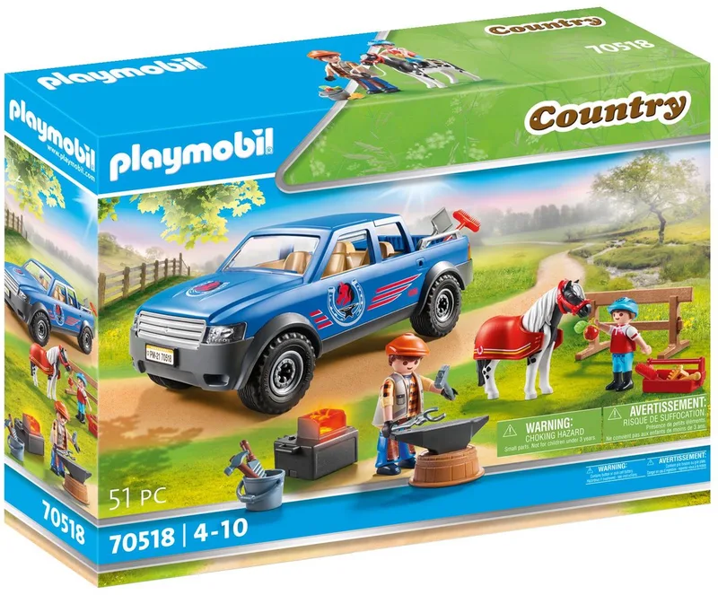 Country Mobiele hoefsmid - 70518 by Playmobil in Multicolor – product photo