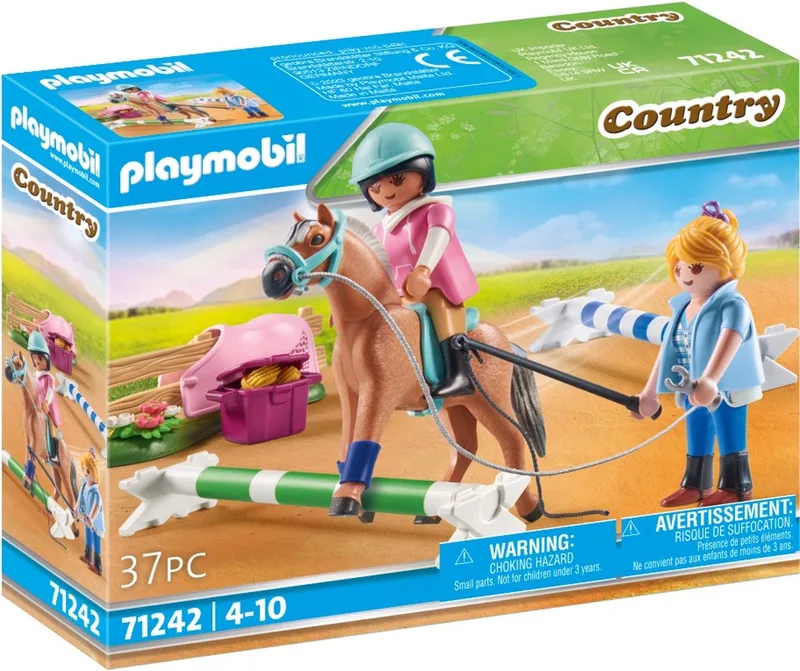 Country Rijlessen - 71242 de Playmobil en Multicolor – photo du produit