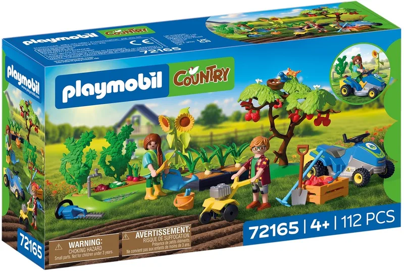 Country Speelset Moestuin met Zitmaaier en Appelboom. från Playmobil i Meerkleurig – produktbild