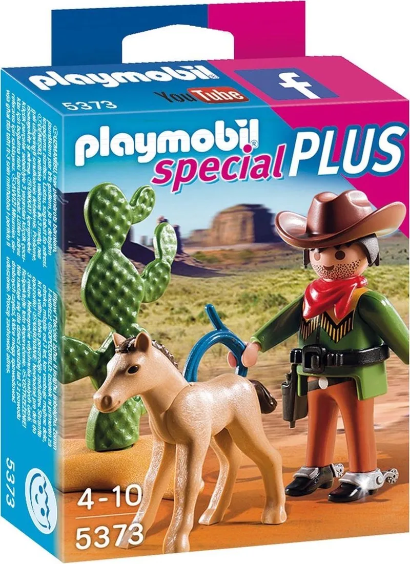 Cowboy met wild veulen - 5373 by Playmobil in Multi – product photo