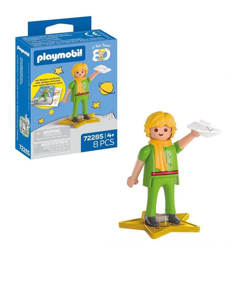Der Kleine Prinz: Jubiläumsfigur (72285) Konstruktions-Spielset, (8 St), mit Stickern und Karte, Made in Germany de Playmobil en Bunt – photo du produit