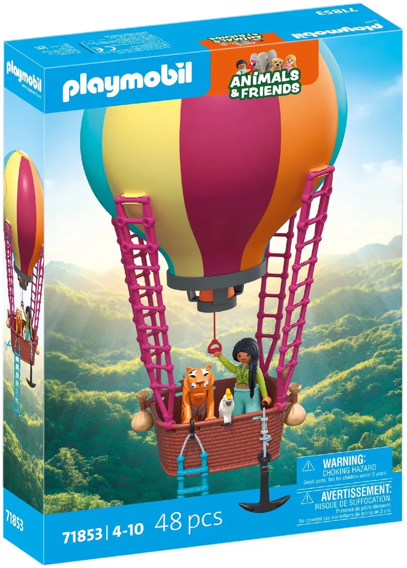 Dieren & Vrienden - Ballonreis - Ballon als decoratie om op te hangen - 71853 de Playmobil en Meerkleurig – photo du produit