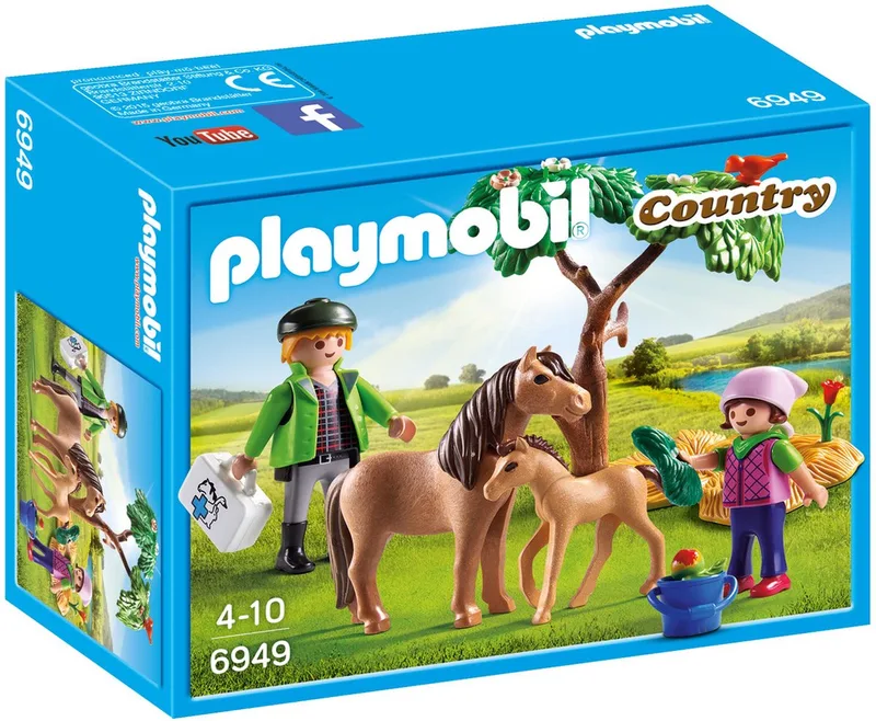 Dierenarts met pony's - 6949 van Playmobil in Meerkleurig – productfoto