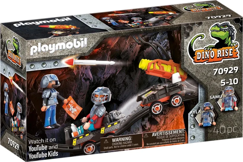 Dino Rise Dino Mine raket kart - 70929 von Playmobil in Multicolor – Produktfoto
