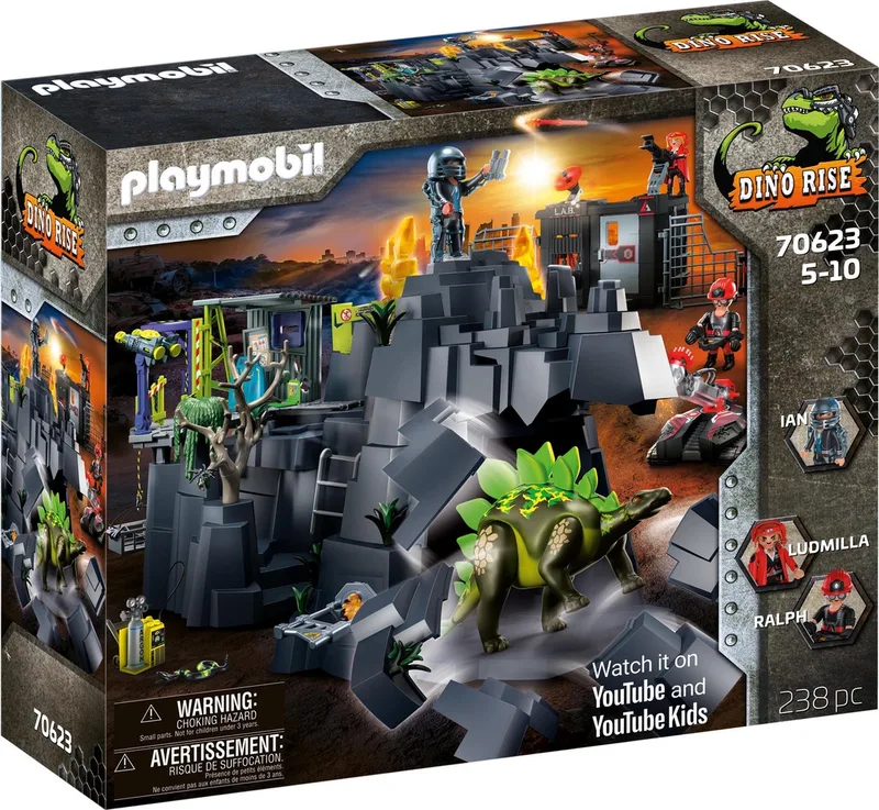 Dino Rise Dino Rock - 70623 de Playmobil en Multicolor – photo du produit