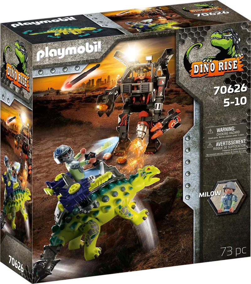 Dino Rise Saichania: verdediging van de vechtersbazen - 70626 de Playmobil en Multicolor – photo du produit