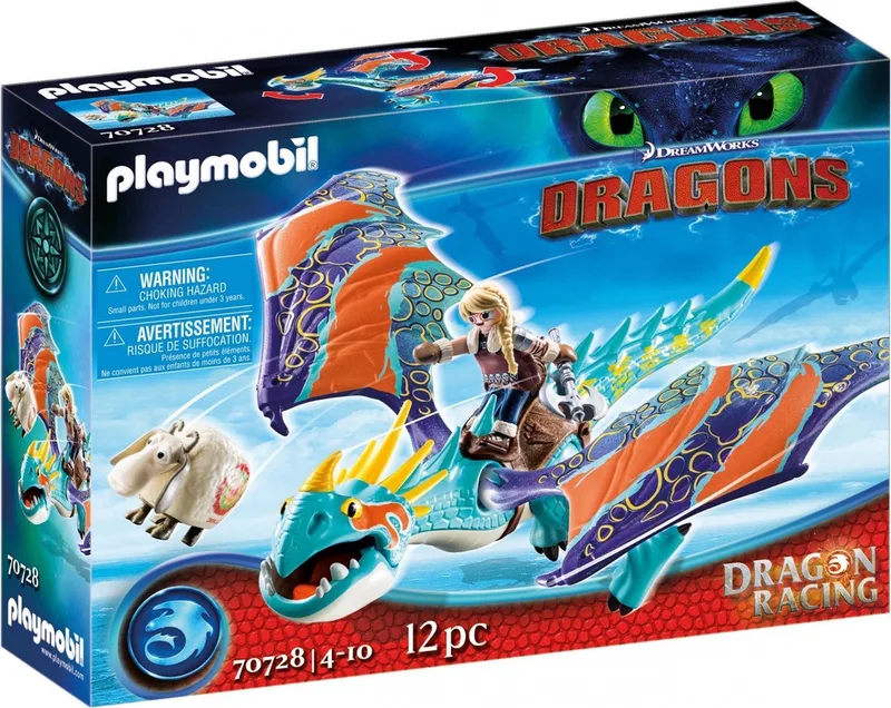 Dragons Dragon Racing: Astrid en Stormvlieg - 70728 by Playmobil in Multicolor – product photo
