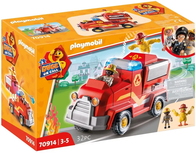 Duck On Call - Brandweerwagen - 70914 by Playmobil in Multicolor – product photo