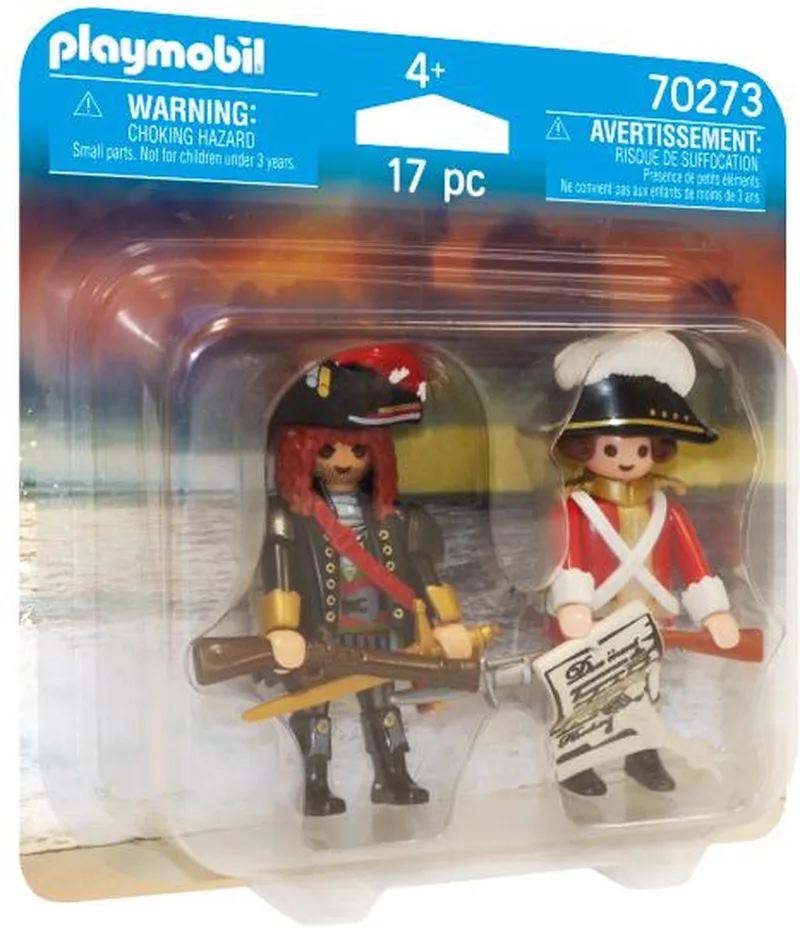 Duo Packs Piratenkapitein en Roodroksoldaat - 70273 van Playmobil in Multicolor – productfoto