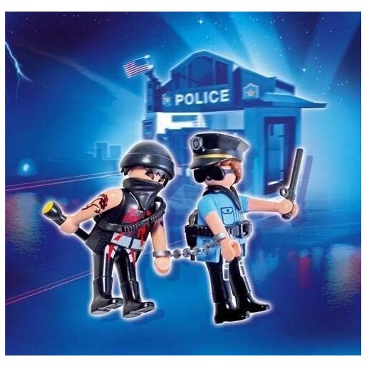 Duo pak politieagent en crimineel - P-5816 från Playmobil i Flerfärgad – produktbild