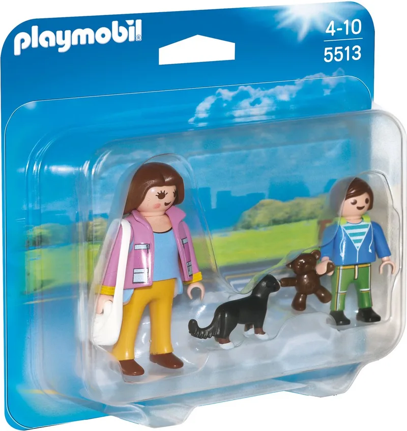 DuoPack Mama met scholier / DuoPack Maman et enfant von Playmobil in Meerkleurig – Produktfoto