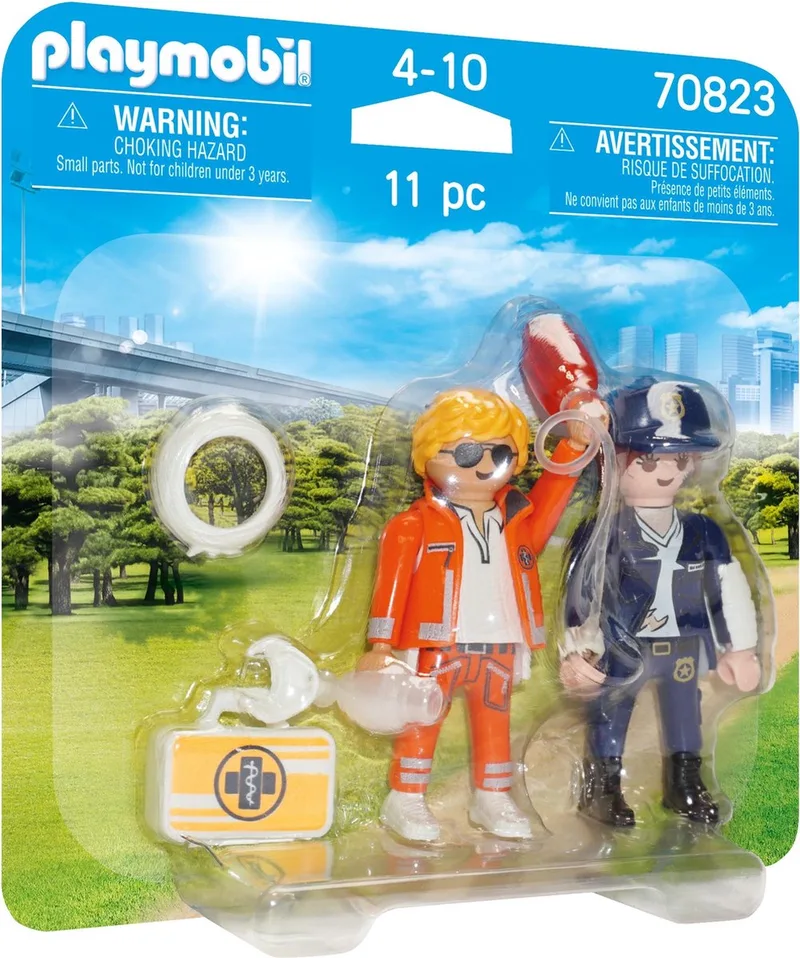 DuoPack spoedarts en politieagente - 70823 by Playmobil in Multicolor – product photo