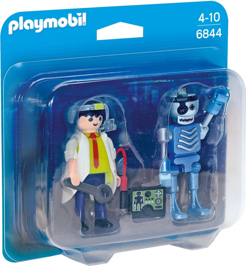 Duopack uitvinder en robot - 6844 von Playmobil in Playmobil 6844 – Produktfoto
