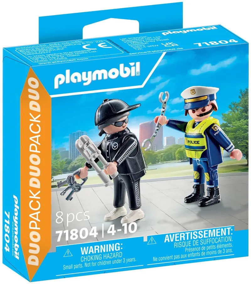DuoPacks Politieman en inbreker 71804 von Playmobil in Multicolor – Produktfoto