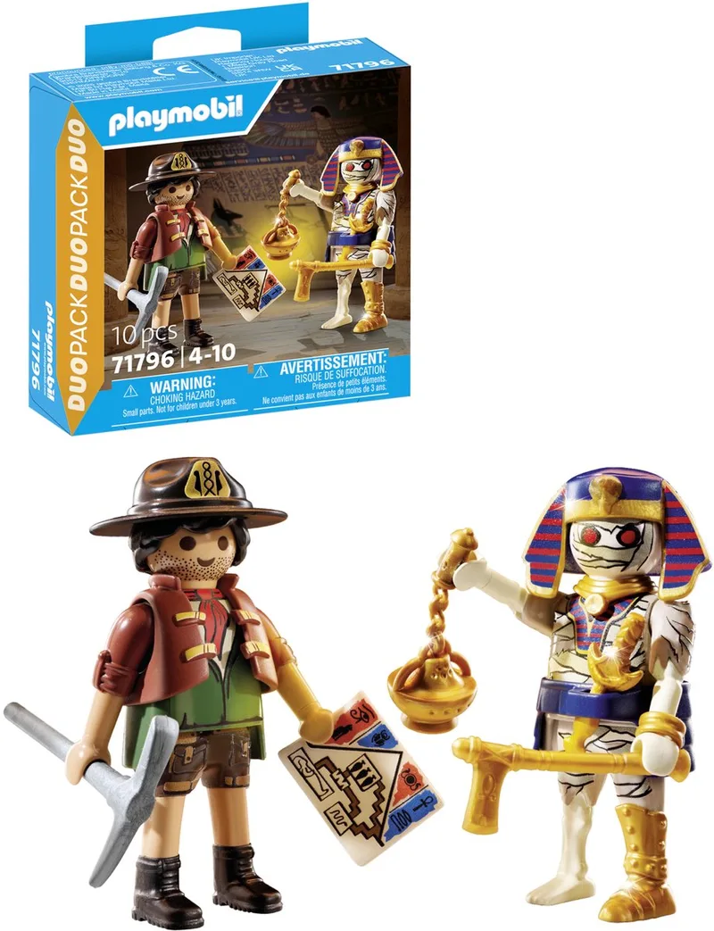 DuoPacks Schattenjager en mummie 71796 van Playmobil in Meerkleurig – productfoto